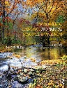 Cover of Environmental Economics textbook 1e