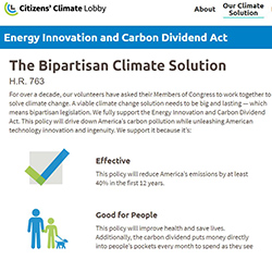 Citizens Climate Lobby Screenshot